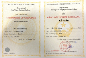 Làm Bằng Cao Đẳng Kế Toán Tại TPHCM Chất Lượng