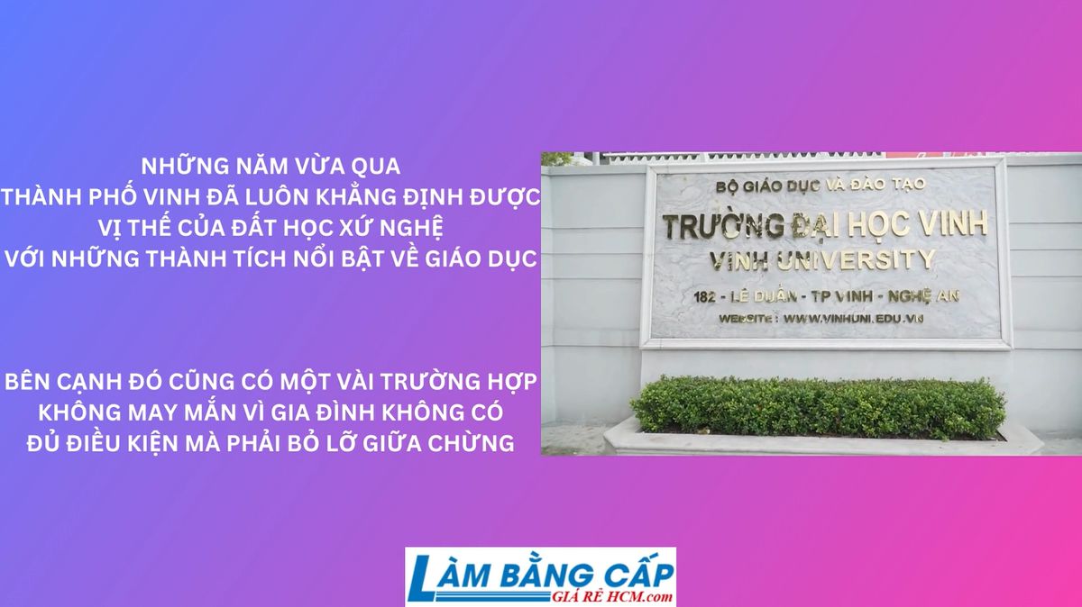 Dịch Vụ Làm Bằng Đại Học Tại Vinh - Nhận Bằng Mới Thanh Toán