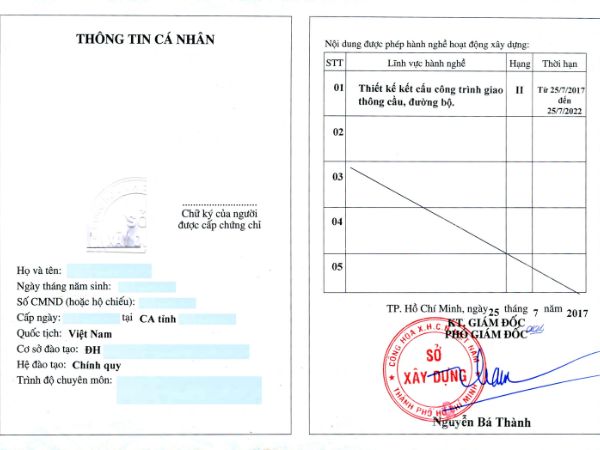 Làm Chứng Chỉ Hành Nghề Kiến Trúc Sư Tại Làm Bằng Cấp Giá Rẻ HCM