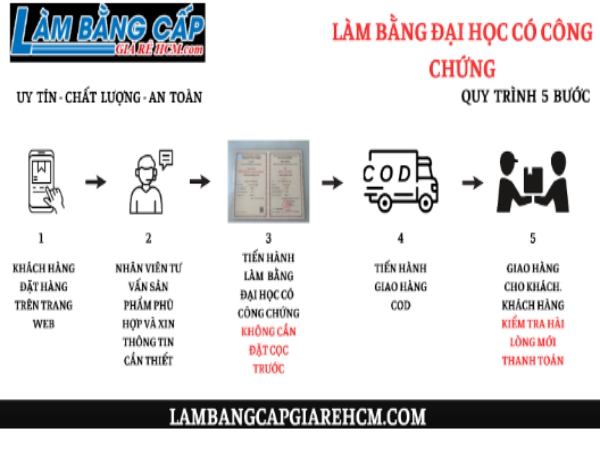 Hướng Dẫn Bạn Cách Làm Bằng Đại Học Giả Có Công Chứng 