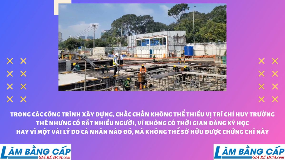 Làm Chứng Chỉ Chỉ Huy Trưởng Uy Tín Tại Làm Bằng Cấp Giá Rẻ HCM