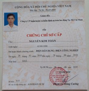 Làm Chứng Chỉ Nghề Điện Uy Tín Lấy Ngay Không Cần Cọc