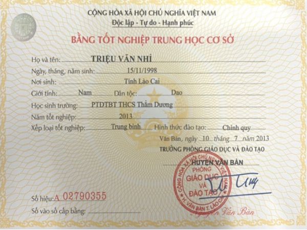 Làm Bằng Cấp 2 Kèm Học Bạ Không Cần Học Bao Sử Dụng