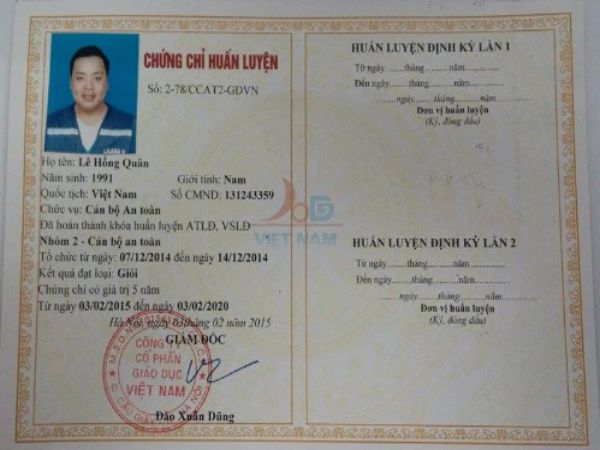 Làm Bằng Cấp Giá Rẻ HCM cam kết chất lượng dịch vụ làm chứng chỉ an toàn lao động