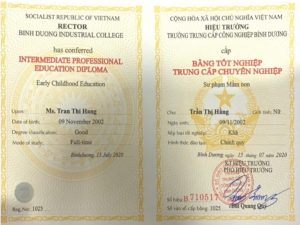 Bằng trung cấp có hồ sơ gốc giá rẻ có sử dụng được không?