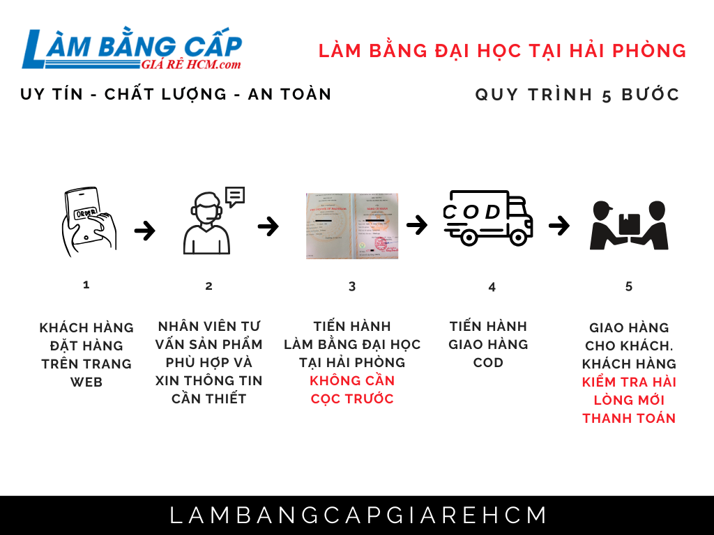 Làm Bằng Đại Học Tại Hải Phòng Bao Công Chứng Xin Việc