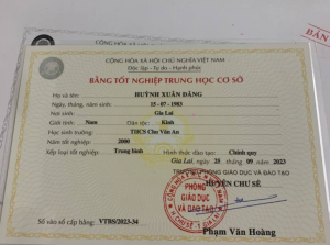 Làm Bằng Cấp 2 Kèm Học Bạ Không Cần Học Bao Sử Dụng