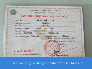 Làm Bằng Cấp 3 Kèm Học Bạ Giá Rẻ Bao Xuất Khẩu Lao Động