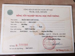 Làm Bằng Cấp 3 Kèm Học Bạ Giá Rẻ Bao Xuất Khẩu Lao Động