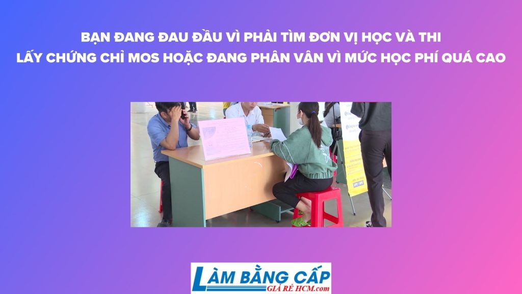 5 Bước Làm Chứng Chỉ Tin Học MOS Không Cần Phải Thi